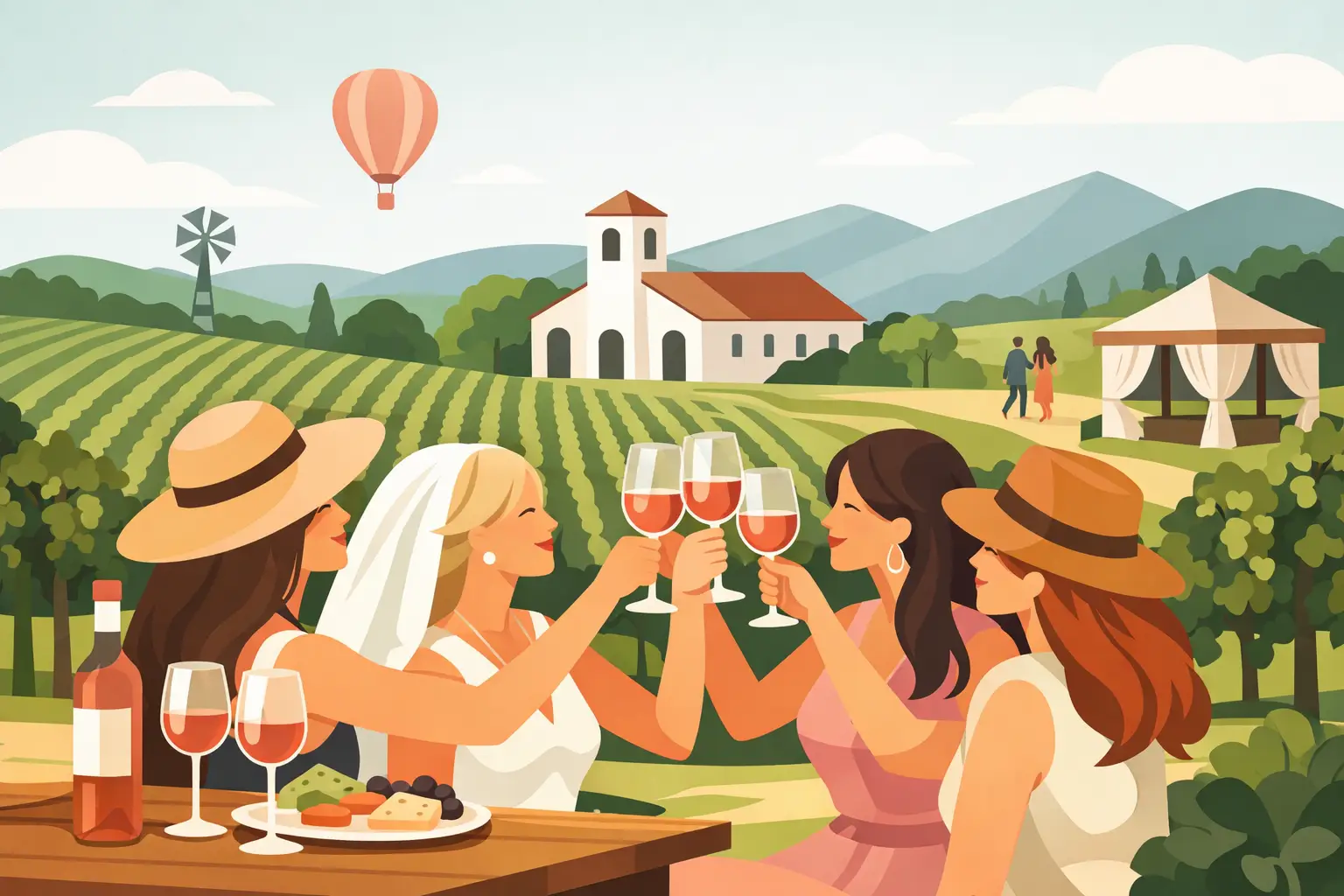 How to Organize a Winery Stagette Outing