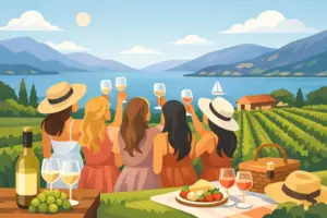 Kelowna Stagette Vineyard Day Itinerary