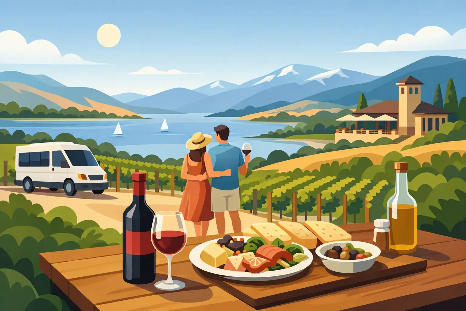 Wine Tours With Gourmet Lunch in the Okanagan