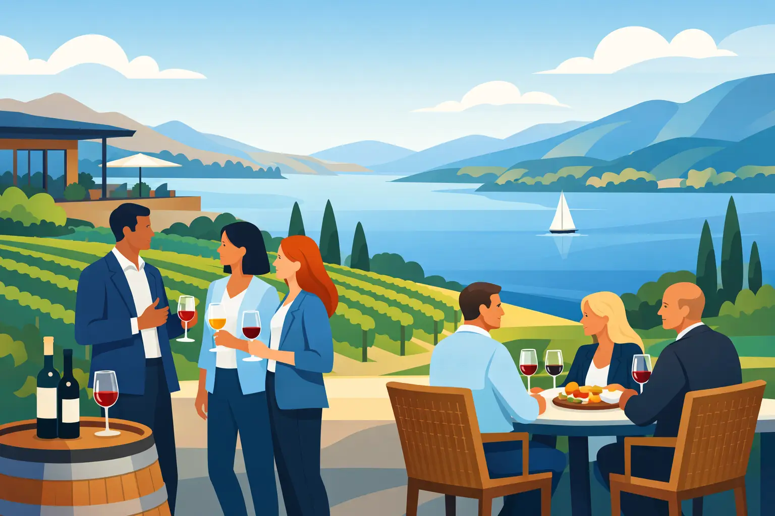 Best Wineries for Corporate Groups in Kelowna
