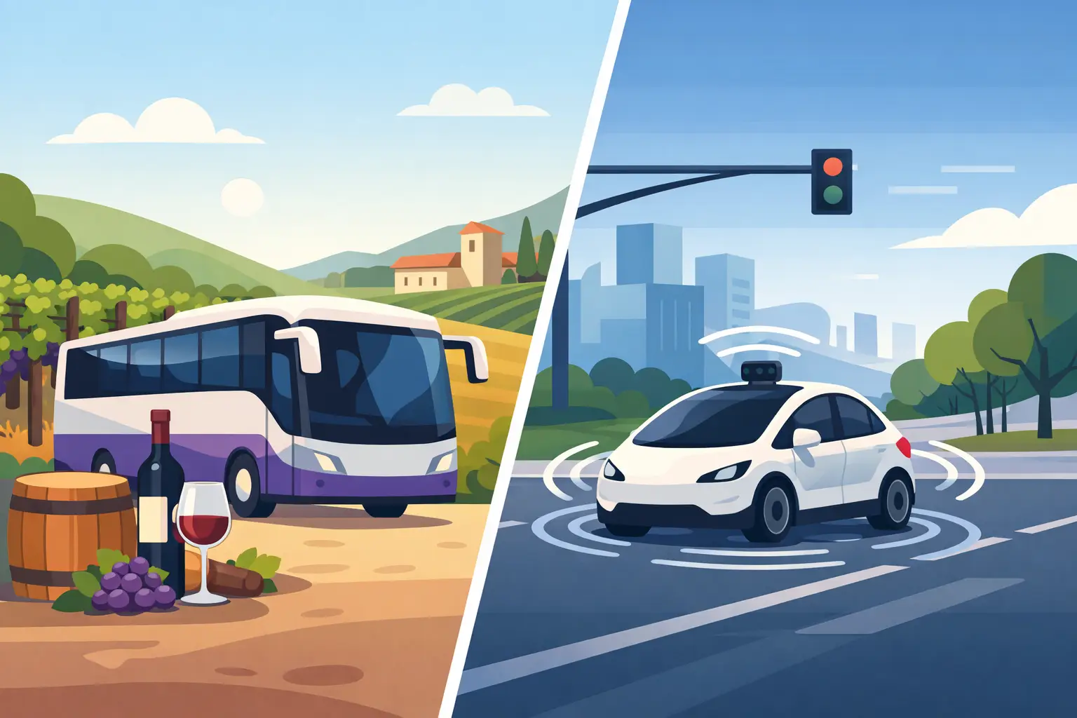 Winery Bus Versus Self Driving: Which Is Best?
