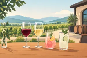 Do Wineries Serve Nonalcoholic Options for Guests?